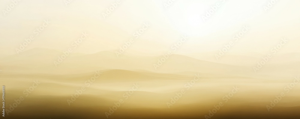 Fototapeta premium Elegant cream gradient fading into light gold, grain overlay