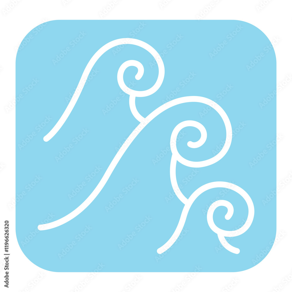 Obraz premium Wave icon