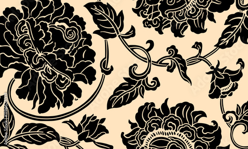 Abstract Flower background suitable for home decore and wallpaper purpose