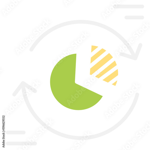 Pie chart data icon
