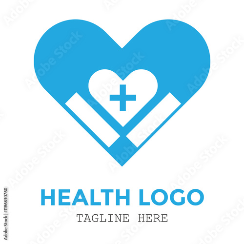 Lovely plus medical icon customize business logo design
