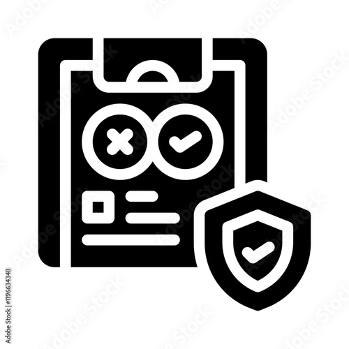 compliance glyph icon