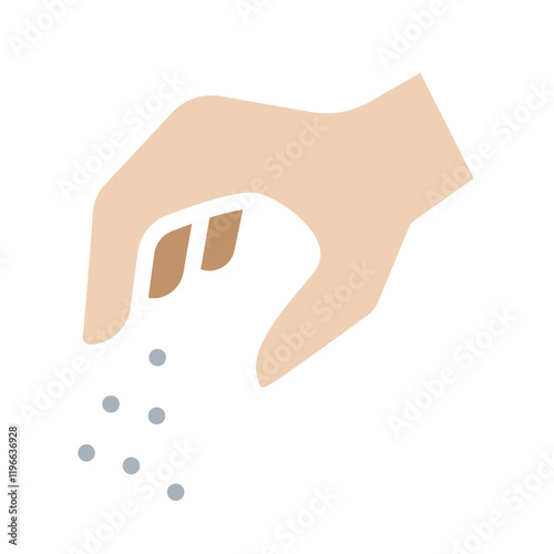 Sprinkle salt icon