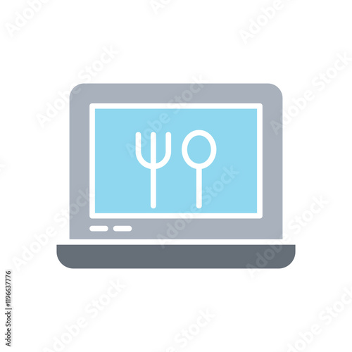 Online food delivery icon