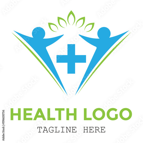 Medical health protection logo modern minimalist logo design