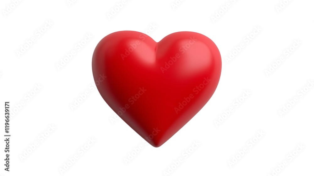 red heart isolated on white background red heart isolated on white background