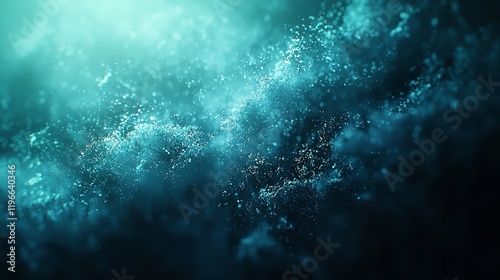The image is a blue and white swirl of water with a blue and white background. The water appears to be in motion, creating a sense of movement and energy