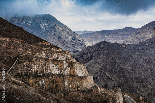 landscapes of dhofar region of oman photo