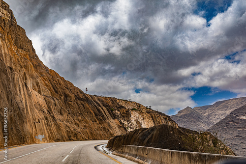 landscapes of dhofar region of oman photo