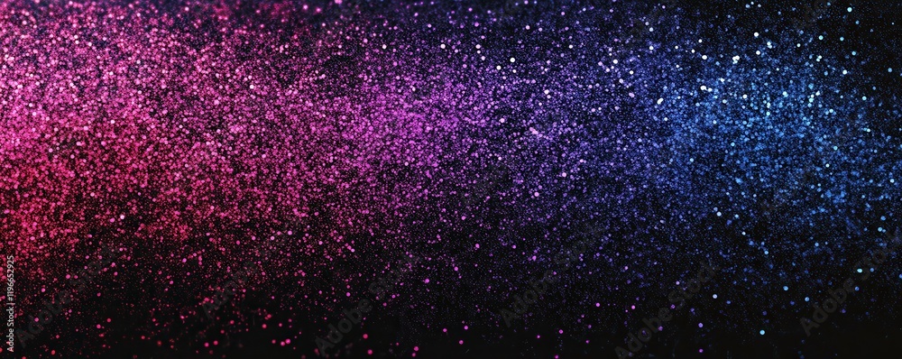 Obraz premium Grainy gradient background, dark blue purple magenta pink black abstract noise texture banner, poster header backdrop design