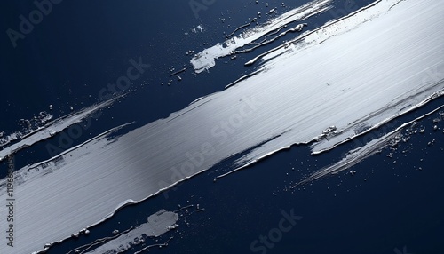 Wallpaper Mural Abstract silver brush strokes on dark blue background Torontodigital.ca