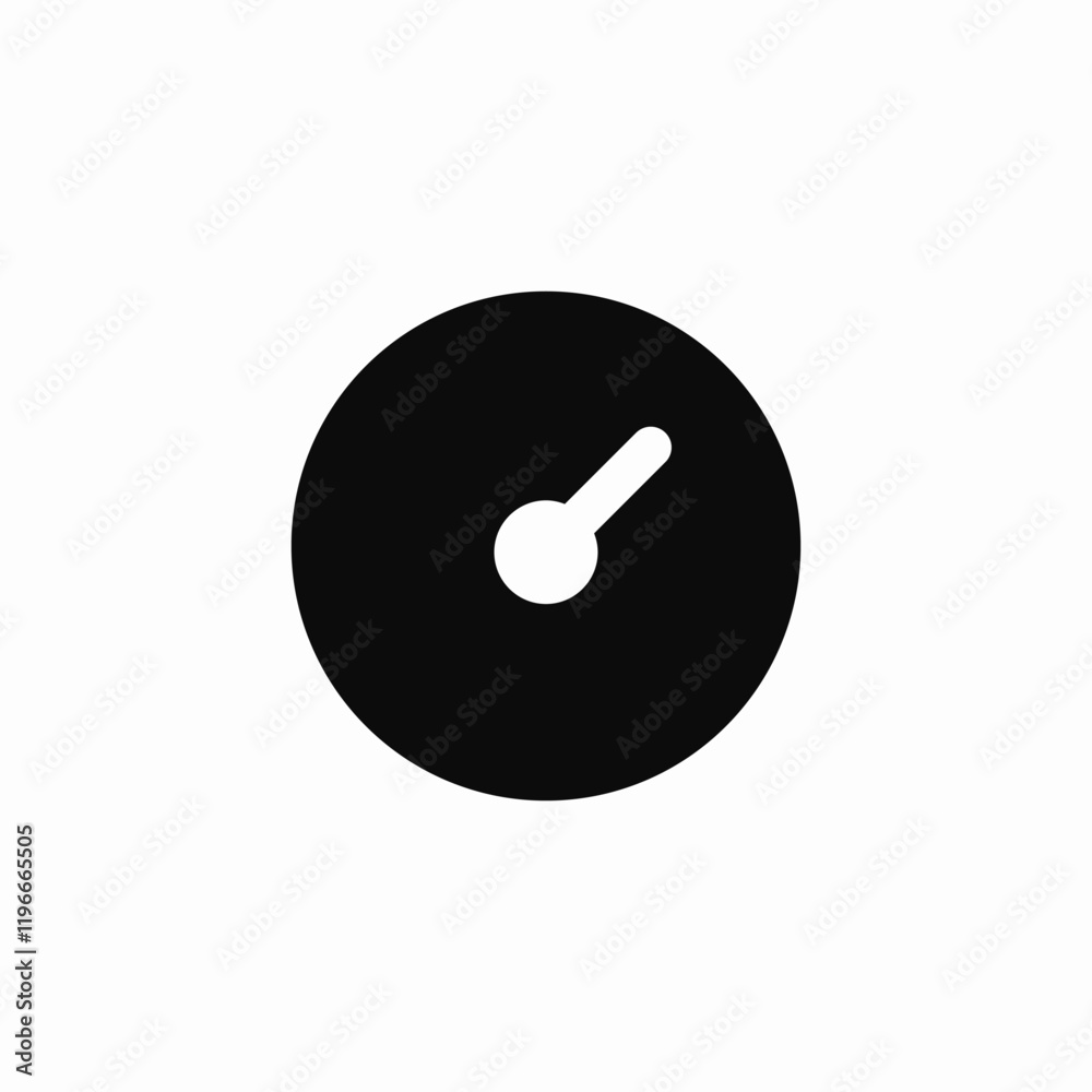 Speed performance meter gauge icon vector sign Speed performance meter gauge icon vector sign