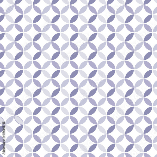 花七宝模様　L　2月 白×アメジストカラー4