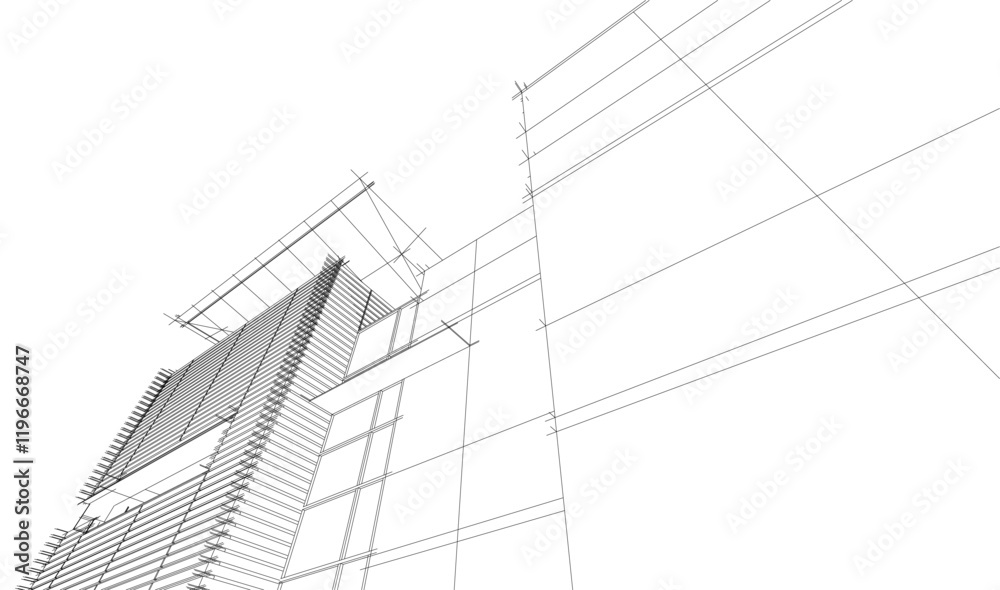 Fototapeta premium Architectural drawings