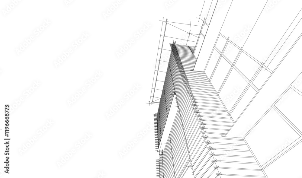 Fototapeta premium abstract architecture background