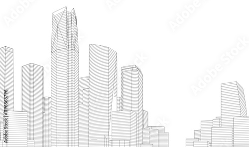 Fototapeta Naklejka Na Ścianę i Meble -  Architectural drawings
