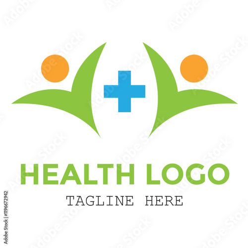 Professional health care business and company Logo customize modern design