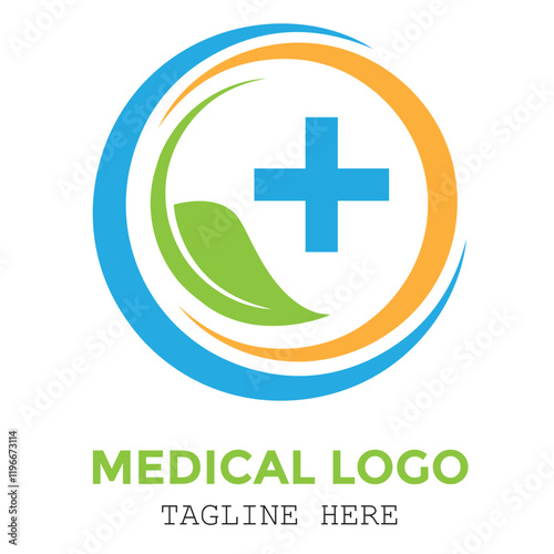 Professional medical and health logo for customize design