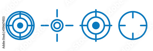 Target goal vector icon symbol design. Target icon. 