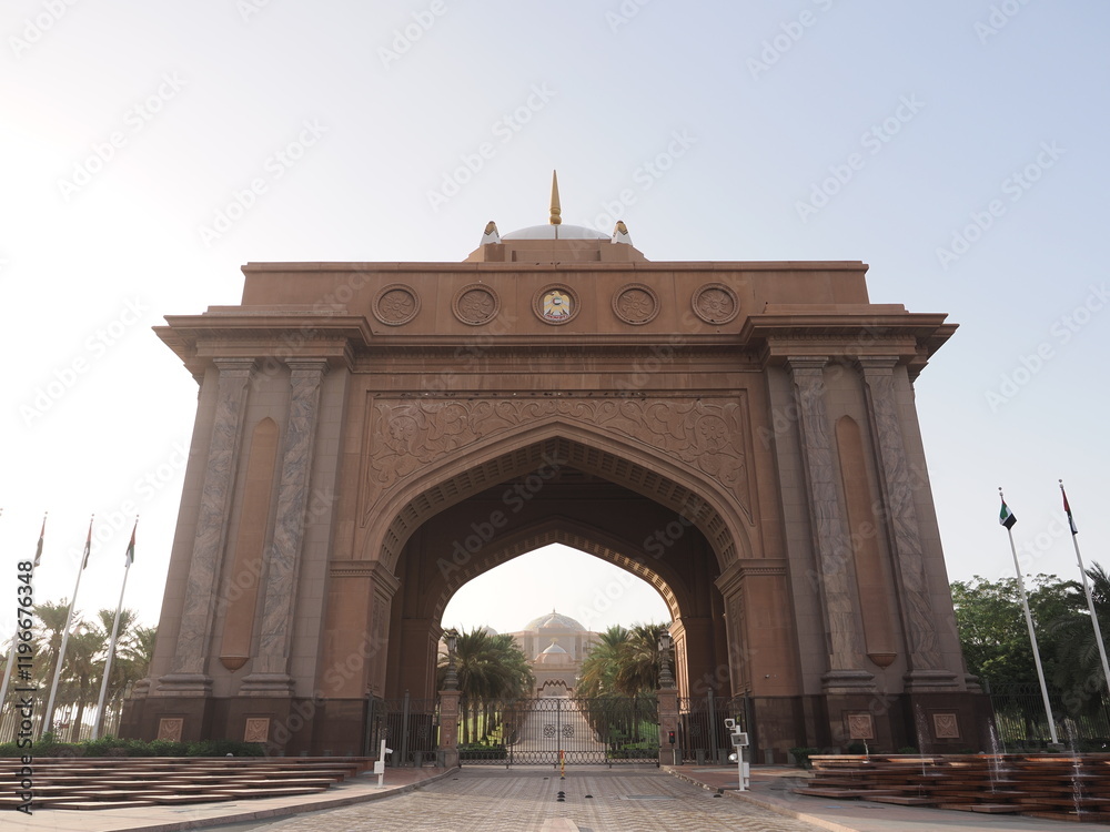 Fototapeta premium アラブ首長国連邦 アブダビ エミレーツパレス