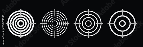 Target goal vector icon symbol design. Target icon. 