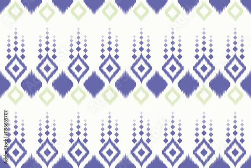 Ethnic ikat beautiful seamless pattern. Native traditional. Design for background, wallpaper, vector illustration, fabric, clothing, batik, carpet, embroidery.