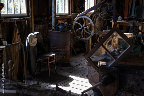 interior of an old home