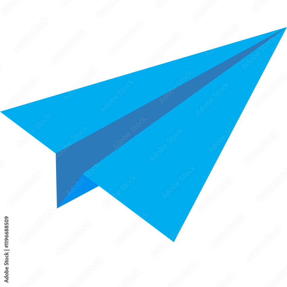 flat paper plane flat paper plane