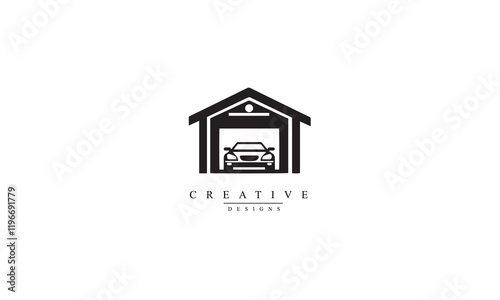 Car garage icon vector design