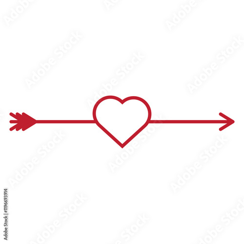 heart text divider