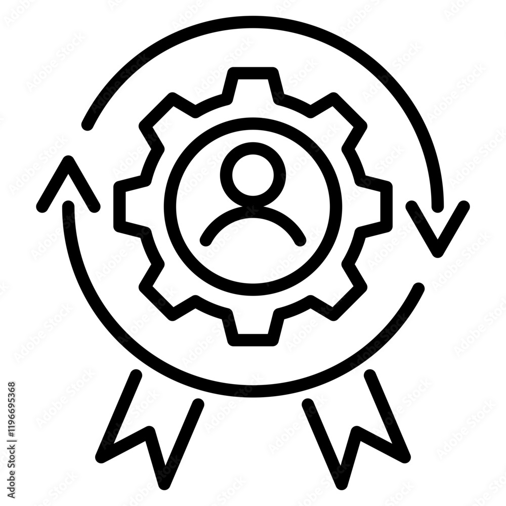 quality service single icon quality service single icon