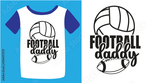Football season SVG T shirt. Wisdom t-shirt for funs. Motivation poster. Modern vector fun saying
