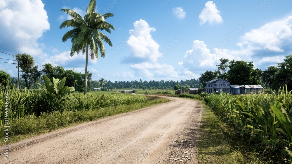 Tropical Country Road