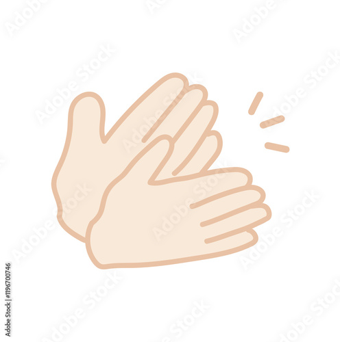 拍手している手（音）2