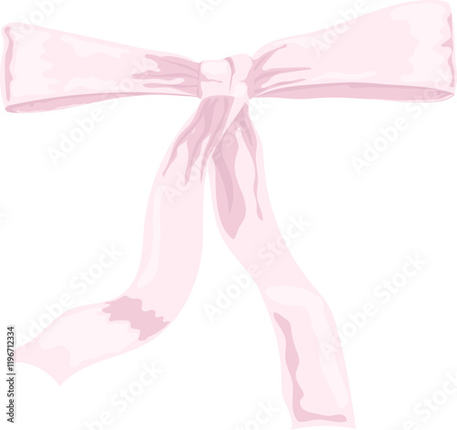 Wallpaper Mural Coquette girly pink hair bow Torontodigital.ca