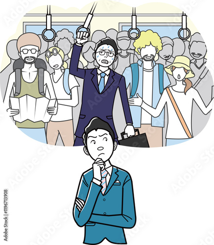 オーバーツーリズムで混雑する交通機関