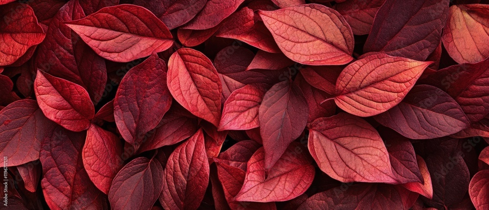 Red leaves as natural background for design, showcasing vibrant colors and textures, perfect for spring themes, botanical illustrations, or environmental concepts. Red leaves as natural background for design, showcasing vibrant colors and textures, perfect for spring themes, botanical illustrations, or environmental concepts.