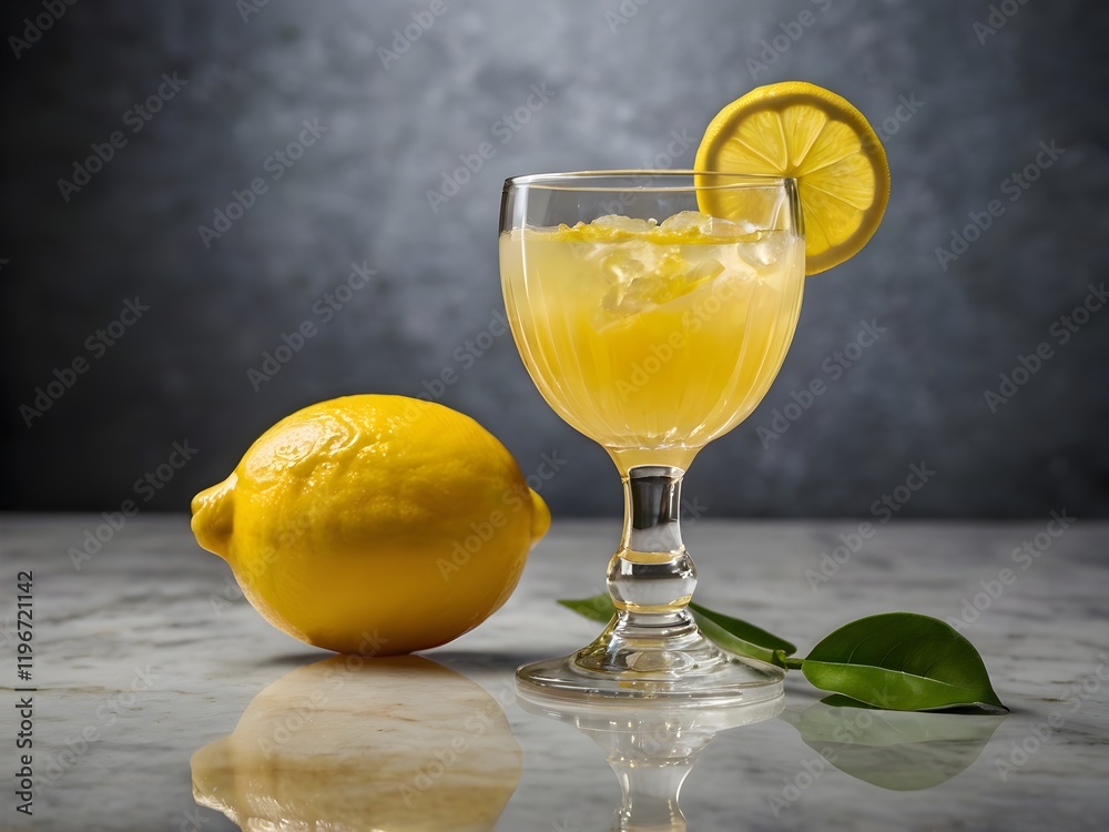 a glass of lemon juice a glass of lemon juice