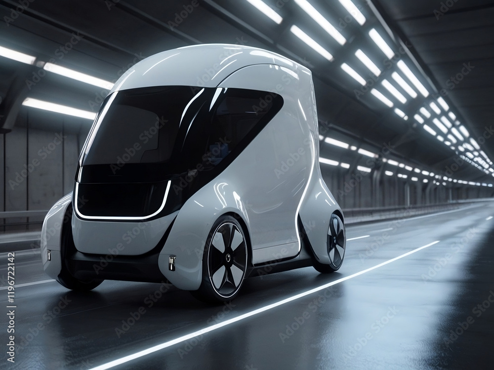 Obraz premium Innovative electric train designs from the future