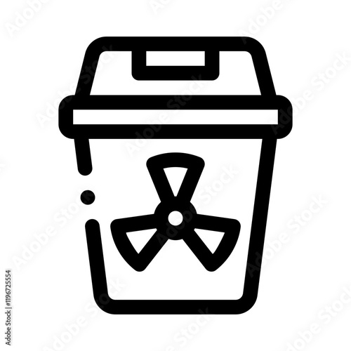 hazardous line icon