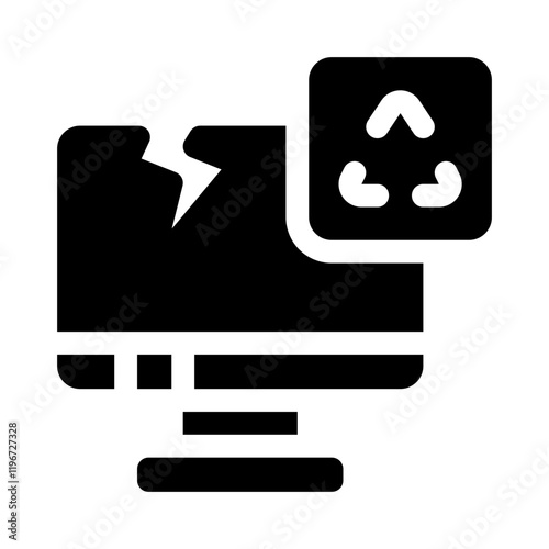ewaste glyph icon