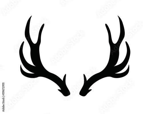 Geweih, Hirsch, Reh, Outdoor - Vektor