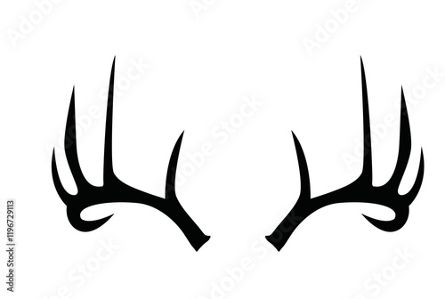 Geweih, Hirsch, Reh, Outdoor - Vektor