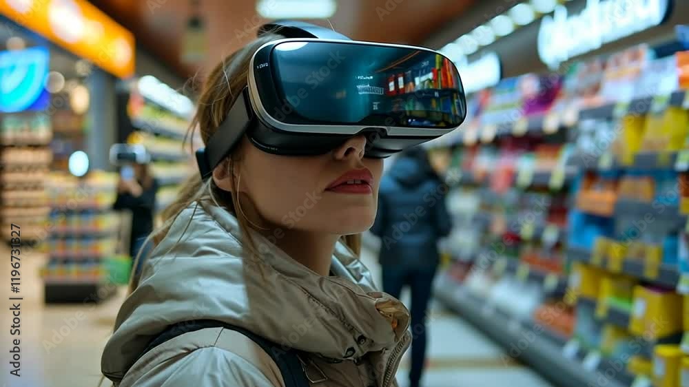 Exploring virtual reality experiences in a grocery store environment Exploring virtual reality experiences in a grocery store environment