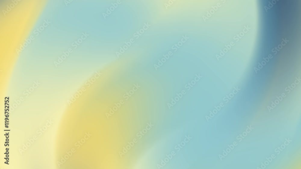 Soft blue and yellow gradient background, perfect for digital presentations and abstract artwork themes.