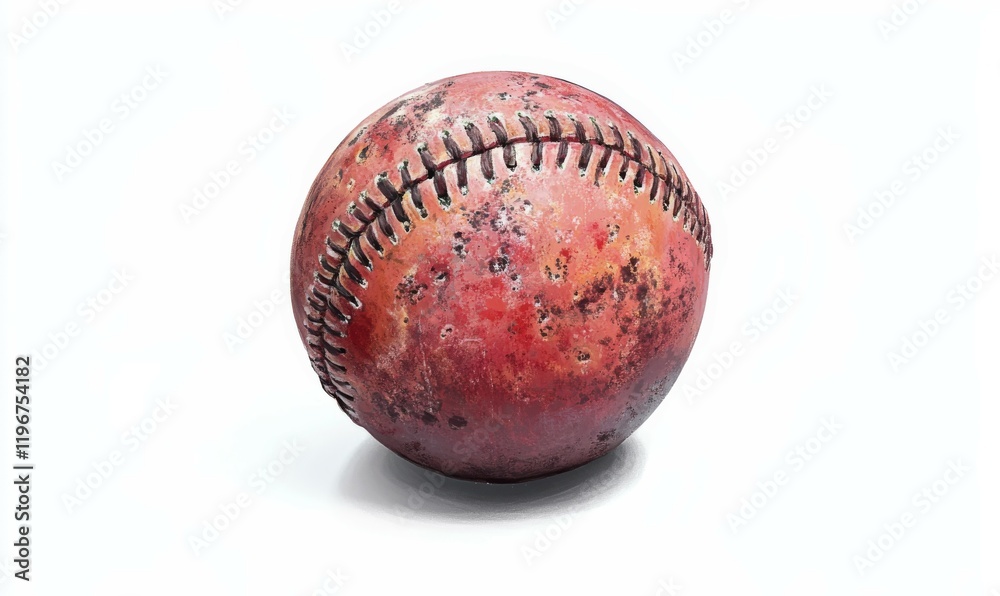 Baseball isolated on white with clipping path Baseball isolated on white with clipping path