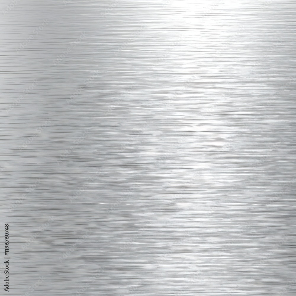 Obraz premium Brushed metal texture, silver, steel background.