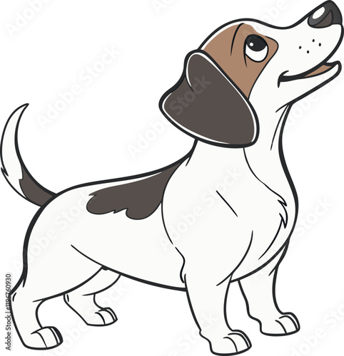 Captivating Baby Dog Vector Illustration