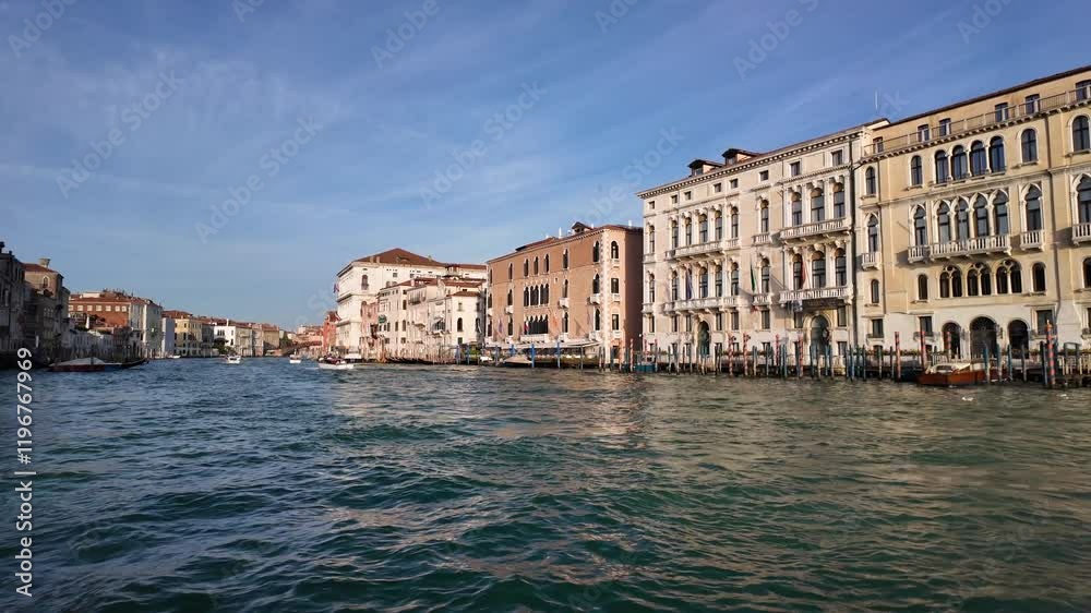 Tenement houses in Venice, panoramic view from the Grand Canal
Tenement houses in Venice, panoramic view from the Grand Canal