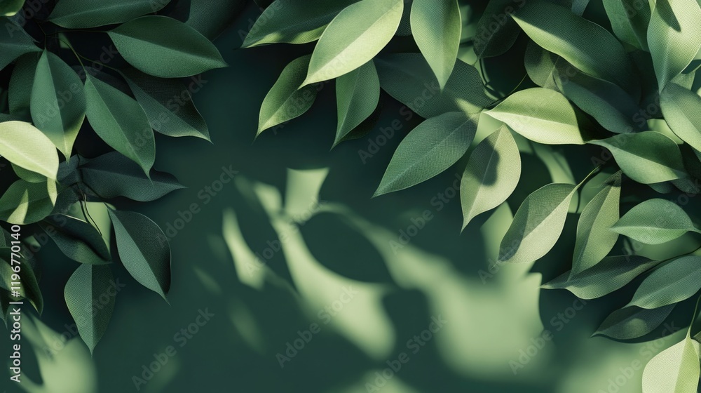Natural green plant leaves with sunlight shining through, creating a shadow. A healthy and eco-friendly decorative image for microstock. Natural green plant leaves with sunlight shining through, creating a shadow. A healthy and eco-friendly decorative image for microstock.